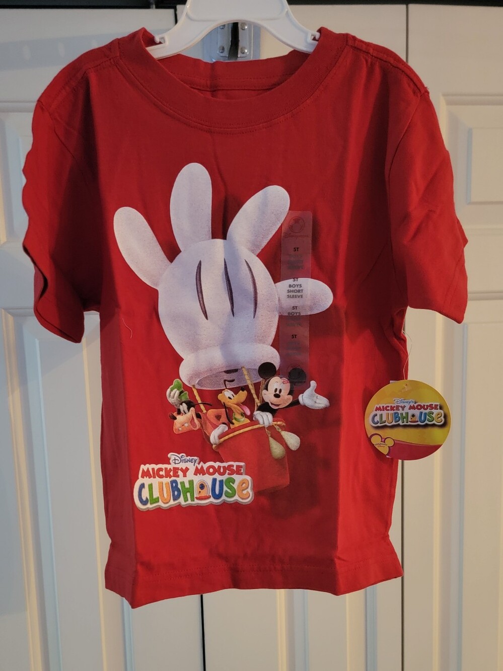 Disney Mickey Mouse Clubhouse Red Kids Tee - Picture 1 of 3